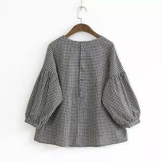 Áo kẻ babydoll