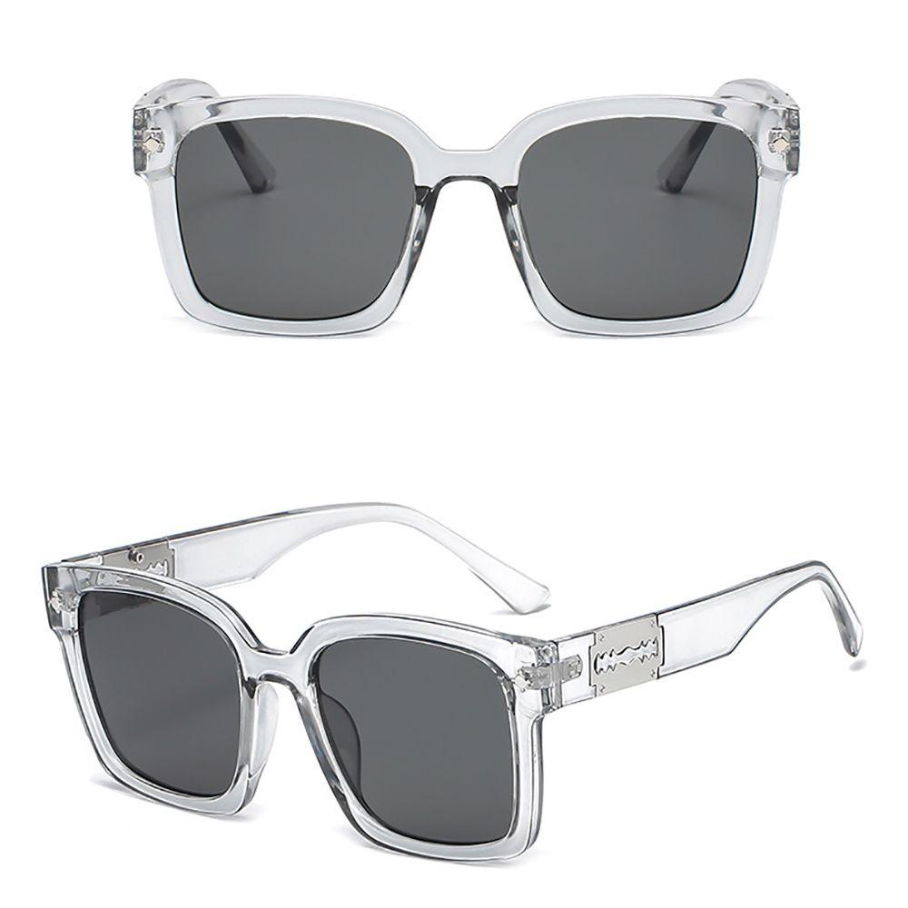 Kính Mát Gọng Vuông Chống Tia UV400 Chống Bức Xạ Cho Nam Nữ