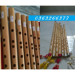 Bộ sáo trúc ✔ BH 6 tháng - Bộ 7 cây, Có khắc chữ, khắc hình theo yêu cầu