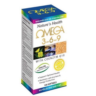 Omega 369 – Hộp 100 viên – Tăng cường dưỡng chất cho mắt giúp mắt sáng