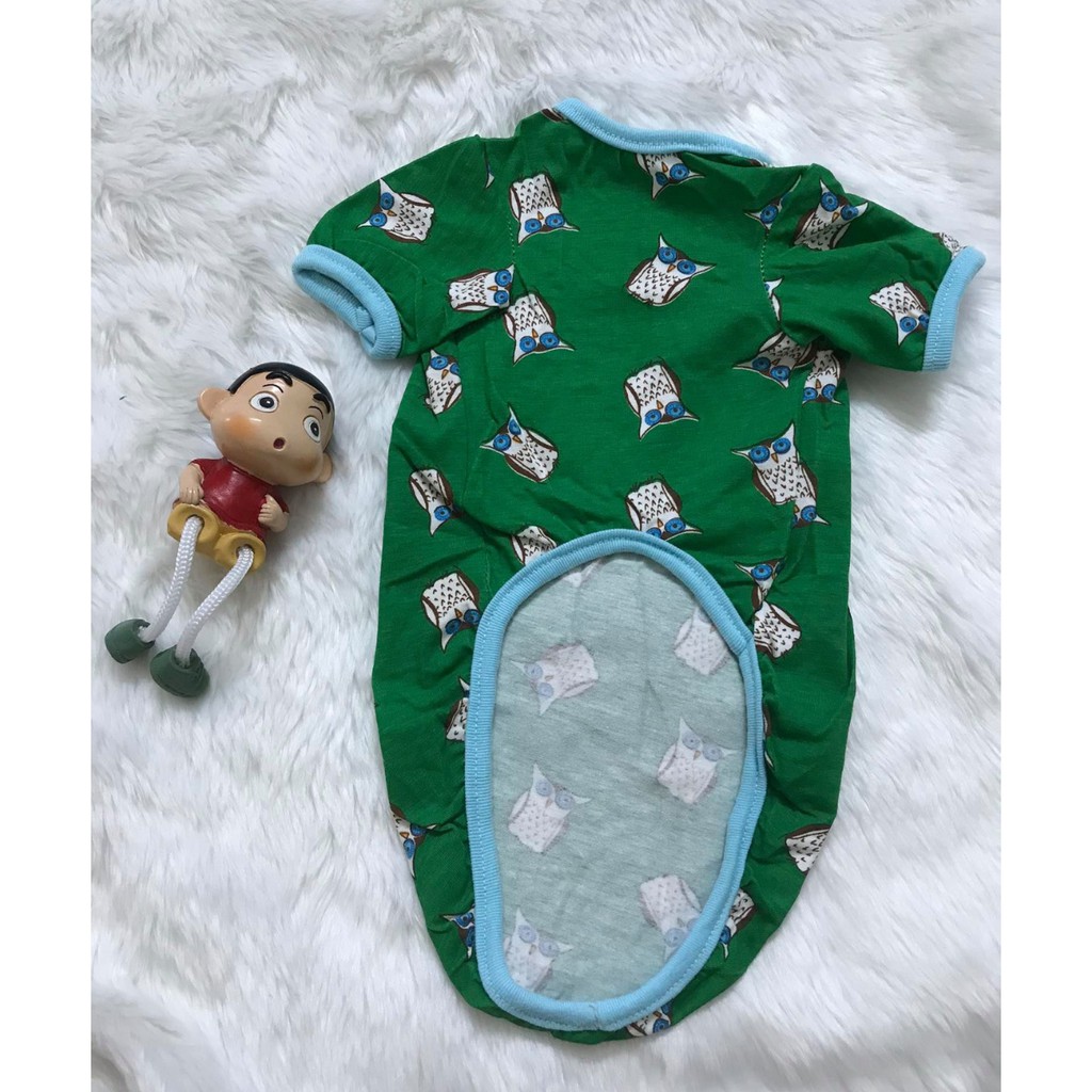 CAMPET - Quần Áo Họa Tiết Cú Mèo Cho Thú Cưng Size 3kg - Loại Dài Tay
