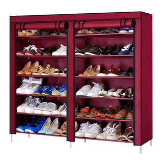 Tủ giày dép 6 tầng 12 ngăn - Sevenmart