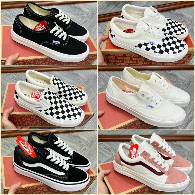 GIẦY THỂ THAO VANS HỌC SINH HÀNG CÓ SẴN ( TẶNG HỘP, GIẤY GÓI….)