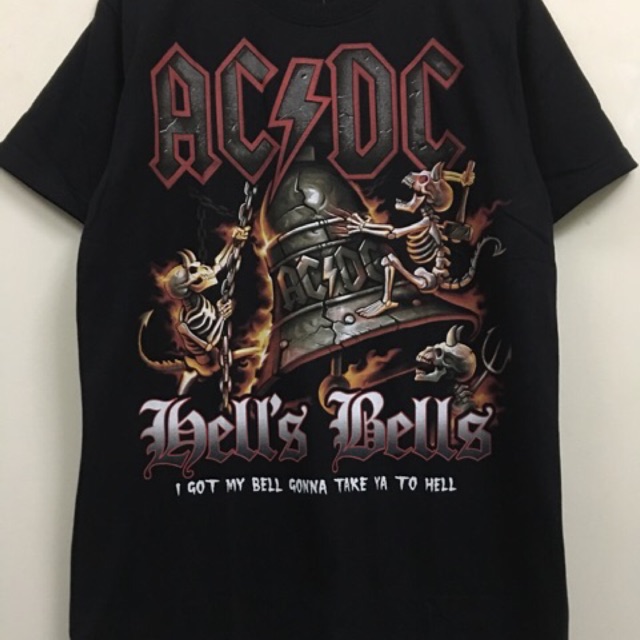 Áo ACDC Hell's Bells còn size M L