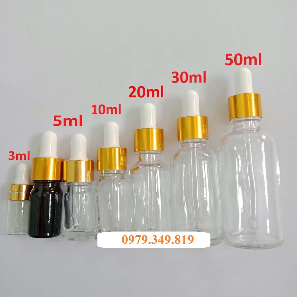 Lọ chiết serum 3ml, 5ml, 10ml, 20ml, 50ml