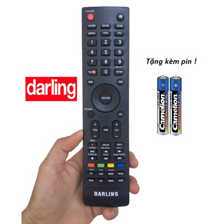 Điều khiển SmartTV Darling bản to Hàng loại 1, Tặng pin !