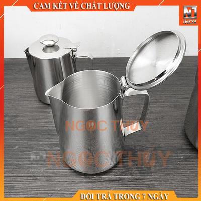 Ca sữa inox có nắp