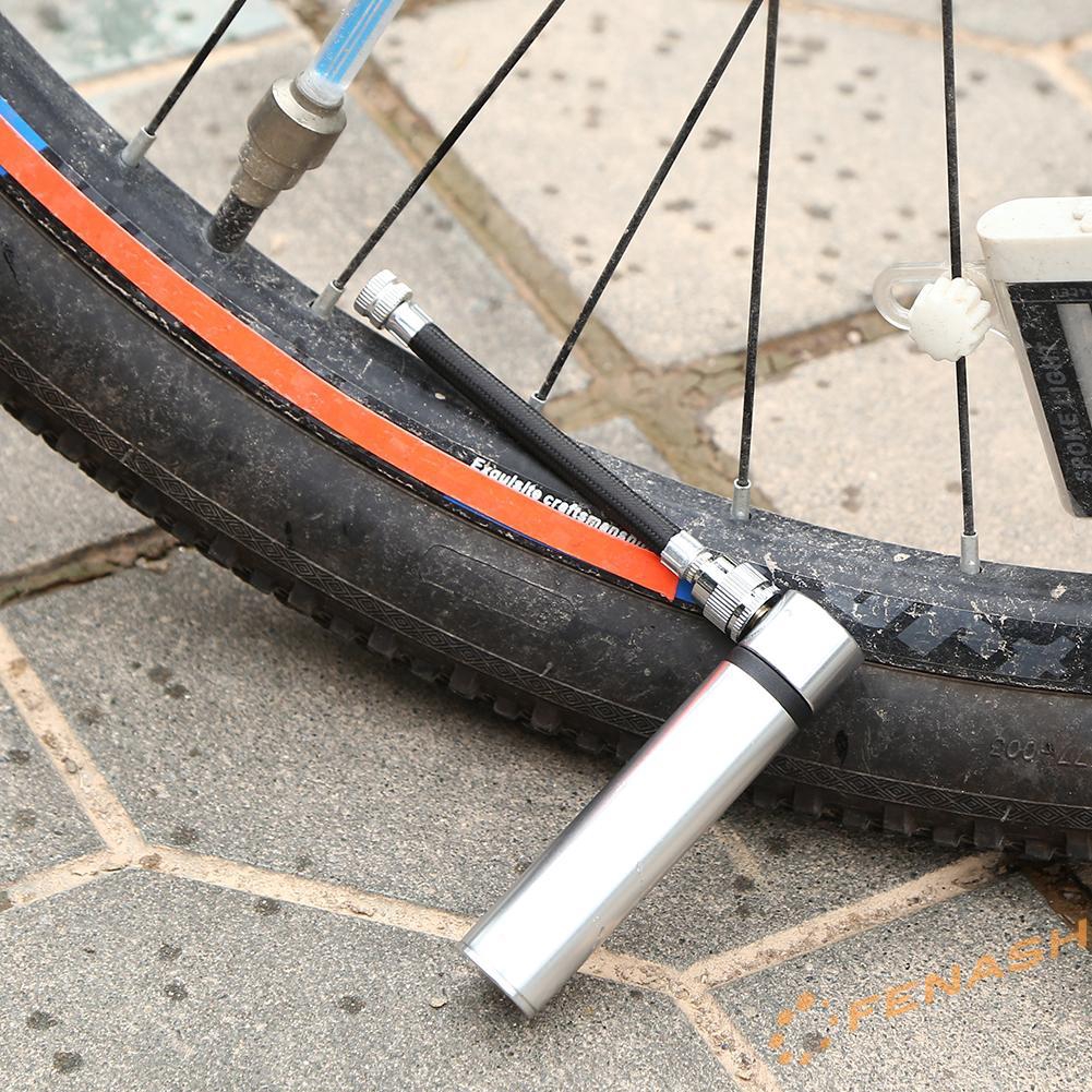 Dụng Cụ Bơm Xe Đạp Mini Bằng Hợp Kim Nhôm