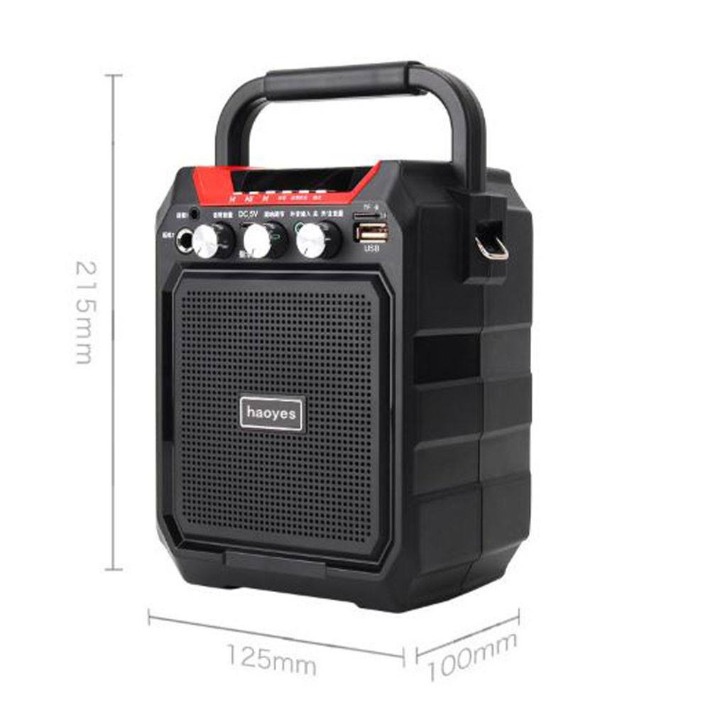 Loa mini không dây hát Karaoke cực hay- Loa Bluetooth K99 âm thanh sống động có thể cắm được 2 mic để hát song ca
