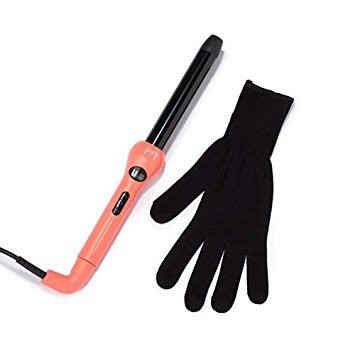 Máy Uốn Tóc Kỹ Thuật Số PYT Digital Curling Wand 25mm - Kèm Găng Tay Chịu Nhiệt - Công Nghệ Nhiệt Hồng Ngoại Xa