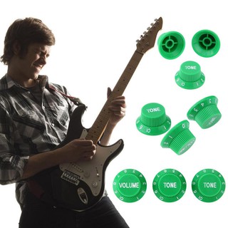 3pcs Plastic Potentiometer Caps Tone Volume Control Knobs for ST SQ Guitar