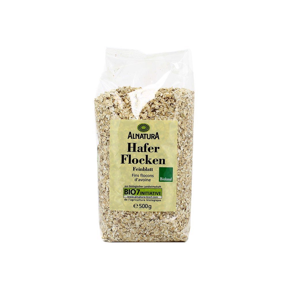 Yến mạch hữu cơ Hafer Flocken Bio Alnatura Đức mẫu mới túi 500g TGD