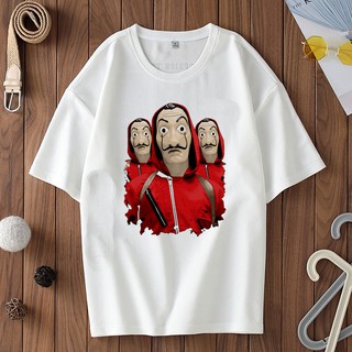 Áo Thun In Hình Money Heist Unisex Nam Nữ