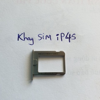 Khay sim iphone 4s zin bóc máy