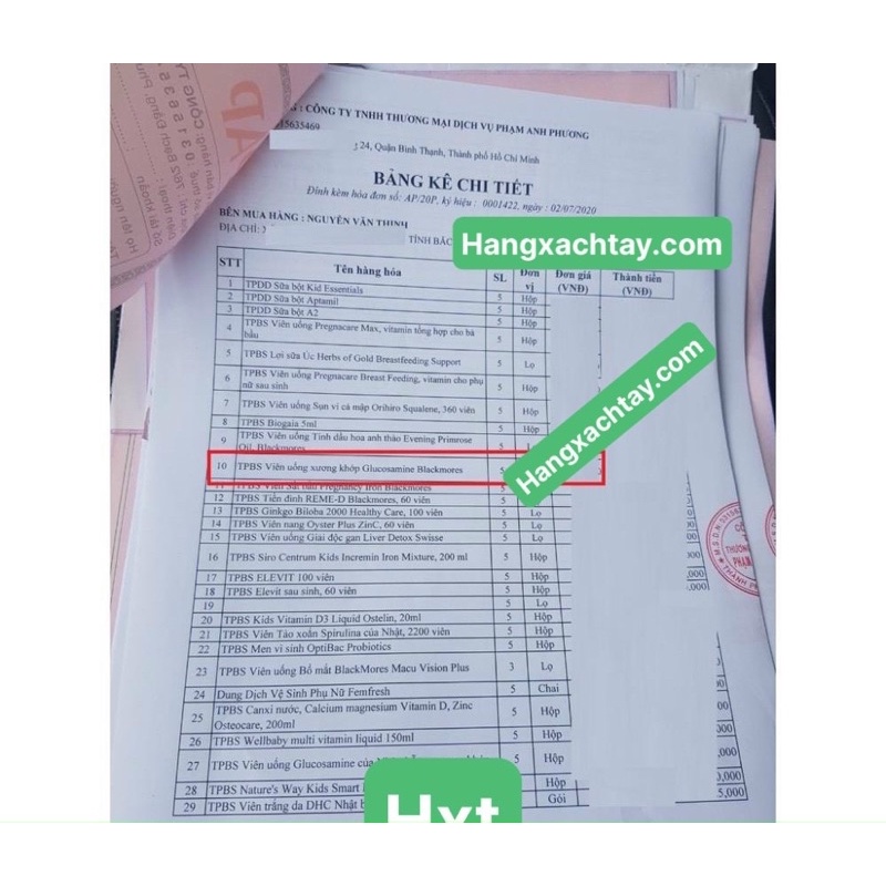 Glucosamin Blackmores 1500mg Loại 180 Viên date 2026