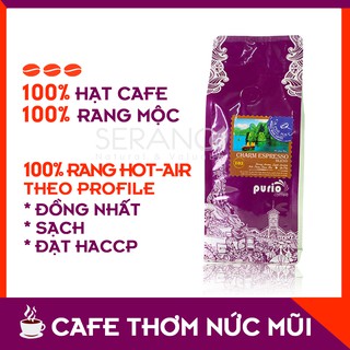 Purio coffee - 100% cafe rang xay nguyên chất harmony blend đắng nhẹ 250g