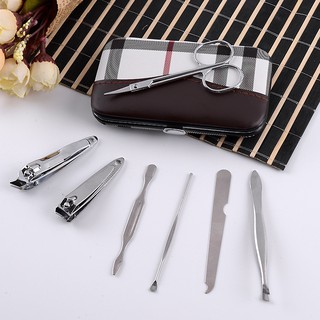 Bộ làm móng ❤️giá sỉ❤️ bộ kềm làm móng tay chân inox 7 món