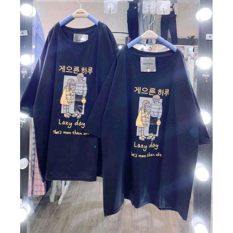 [Mã WASKT410K giảm 10K đơn 50K] [Rẻ Vô Địch Áo cotton tay lỡ Unisex -- Áo đôi bạn tình nhân | BigBuy360 - bigbuy360.vn