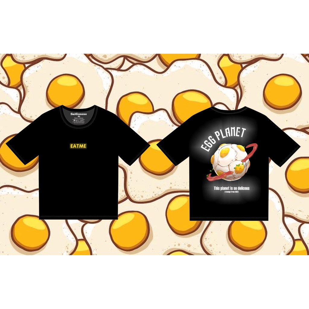 Áo thun tay lỡ nam nữ egg SGES phản quang bền đẹp siêu chất | BigBuy360 - bigbuy360.vn