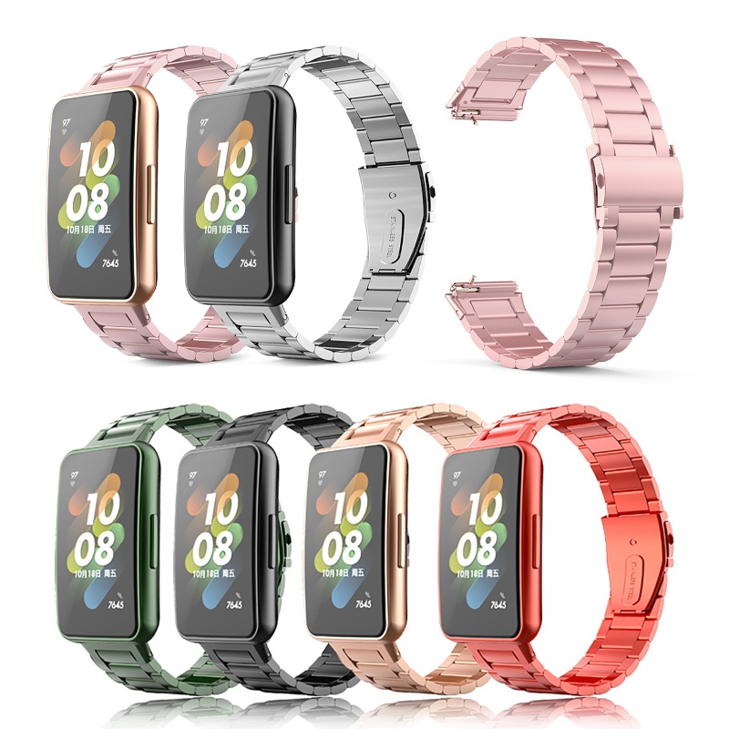 Dây Đeo Thay Thế Chất Liệu Thép Không Gỉ Thời Trang Cho Huawei Band 7