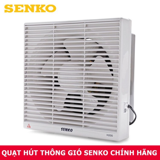 Quạt hút thông gió 35W Senko H200 Chính hãng Bh 12 tháng