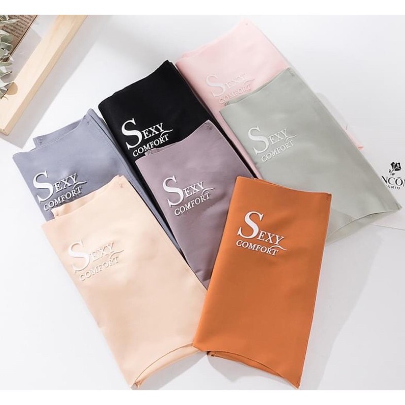 Quần lót su không đường may phối chữ nổi Sexy gen bụng kháng khuẩn