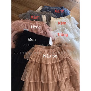 Chân váy xòe 6 tầng