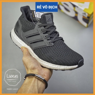 (FREESHIP+QUÀ) Giày thể thao sneaker nam nữ ULTRA BOOST 4.0 đen đế trắng