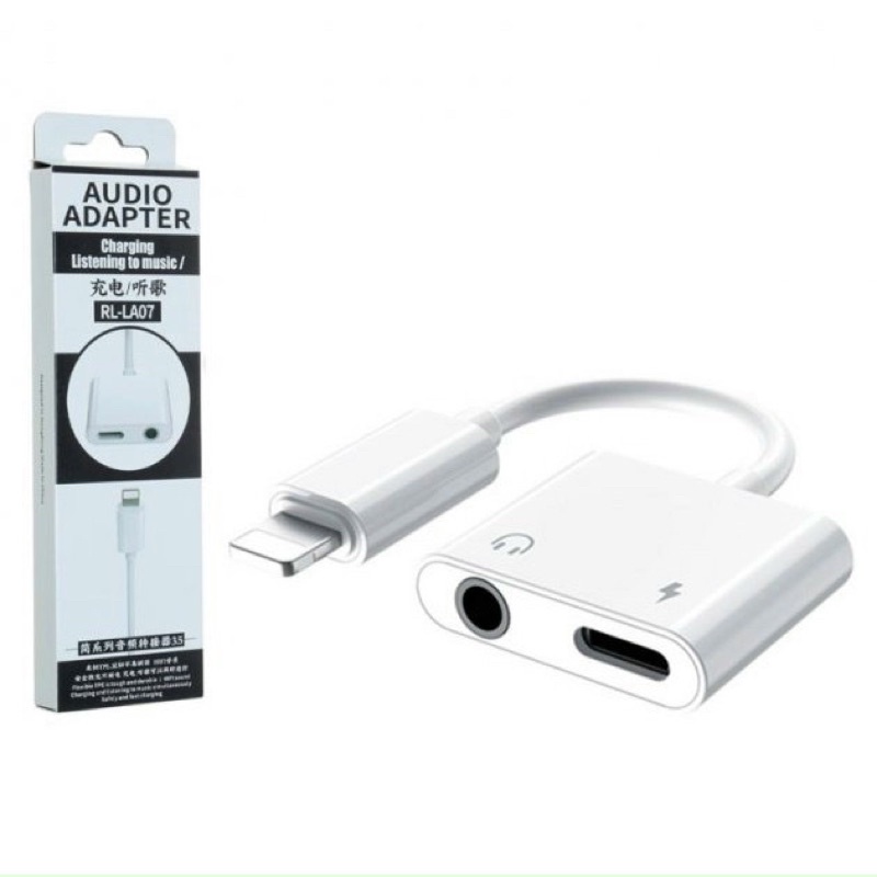 Adapter Lightning to lightning - audio 3.5mm Remax RL-LA07