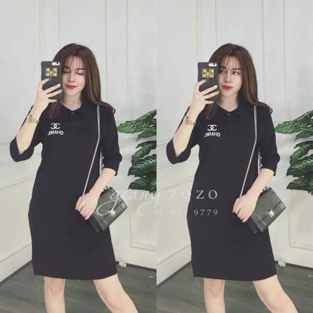 Váy cotton dáng suông