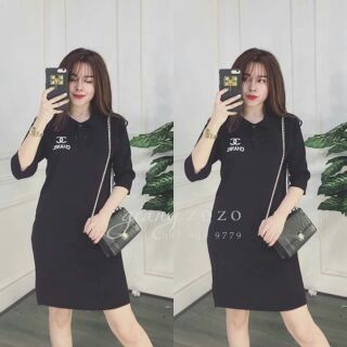 Váy cotton dáng suông