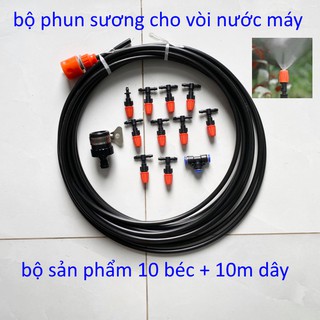 bộ máy phun sương, tưới cây sử dụng cho vòi nước máy