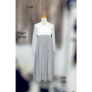 Đầm voan cosplay màu pastel