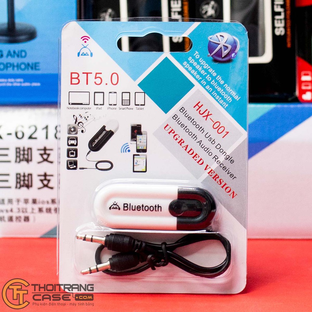 USB Bluetooth Music Dongle Mẫu 5.0 kết nối phạm vi 8 - 10 mét