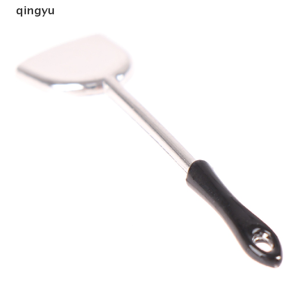 qingyu 1/12 Dollhouse Miniature Kitchen Shovel Simulation Spatula for Dollhouse Decor PLI