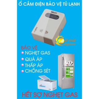 Ổ cắm điện bảo vệ tủ lạnh Anpha Delay