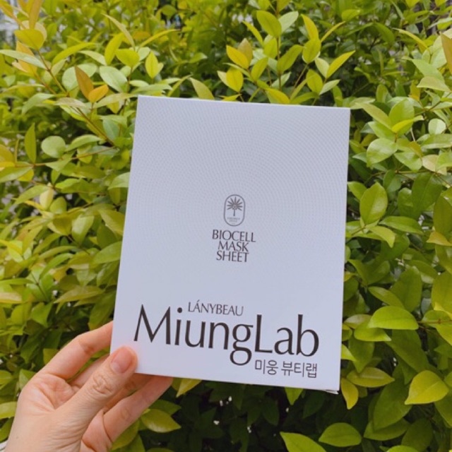 Set mặt nạ căng bóng da Miung Lab version 2, mặt nạ sinh học Hàn Quốc