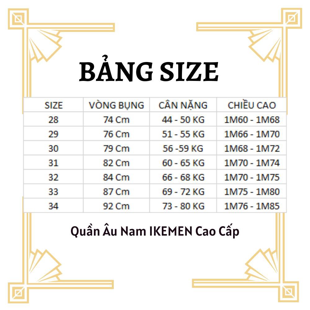 [ MẶC LÀ MÊ ]Quần tây nam cao cấp chất vải tuyết mưa dáng ôm body chống nhăn tuyệt đổi , co giãn 4 chiều cao cấp | BigBuy360 - bigbuy360.vn