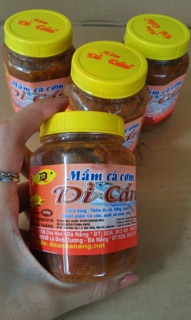 Mắm cá cơm Dì Cẩn hũ nhỏ 250g