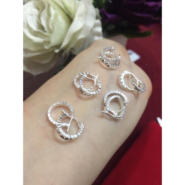 Khuyên tai bé gái bạc 925