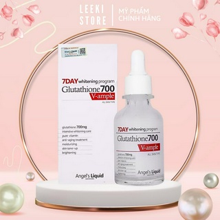 Serum Dưỡng Sáng Da, Làm Mờ Thâm Angel’s Liquid 7day Whitening Program Glutathione 700 V-Ampoule 30ml