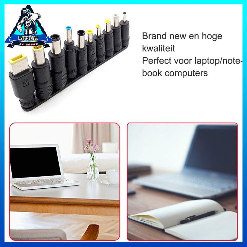 [Fitslim] Universal For Notebook Laptop Charger Power Adapter Tips Jack Connector