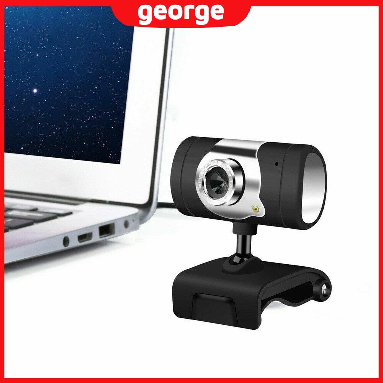 Webcam Usb2.0 Hd 12 Megapixel Màu Trắng Kèm Micro Điều Chỉnh Tự Động Cân Bằng Cho Pc Laptop