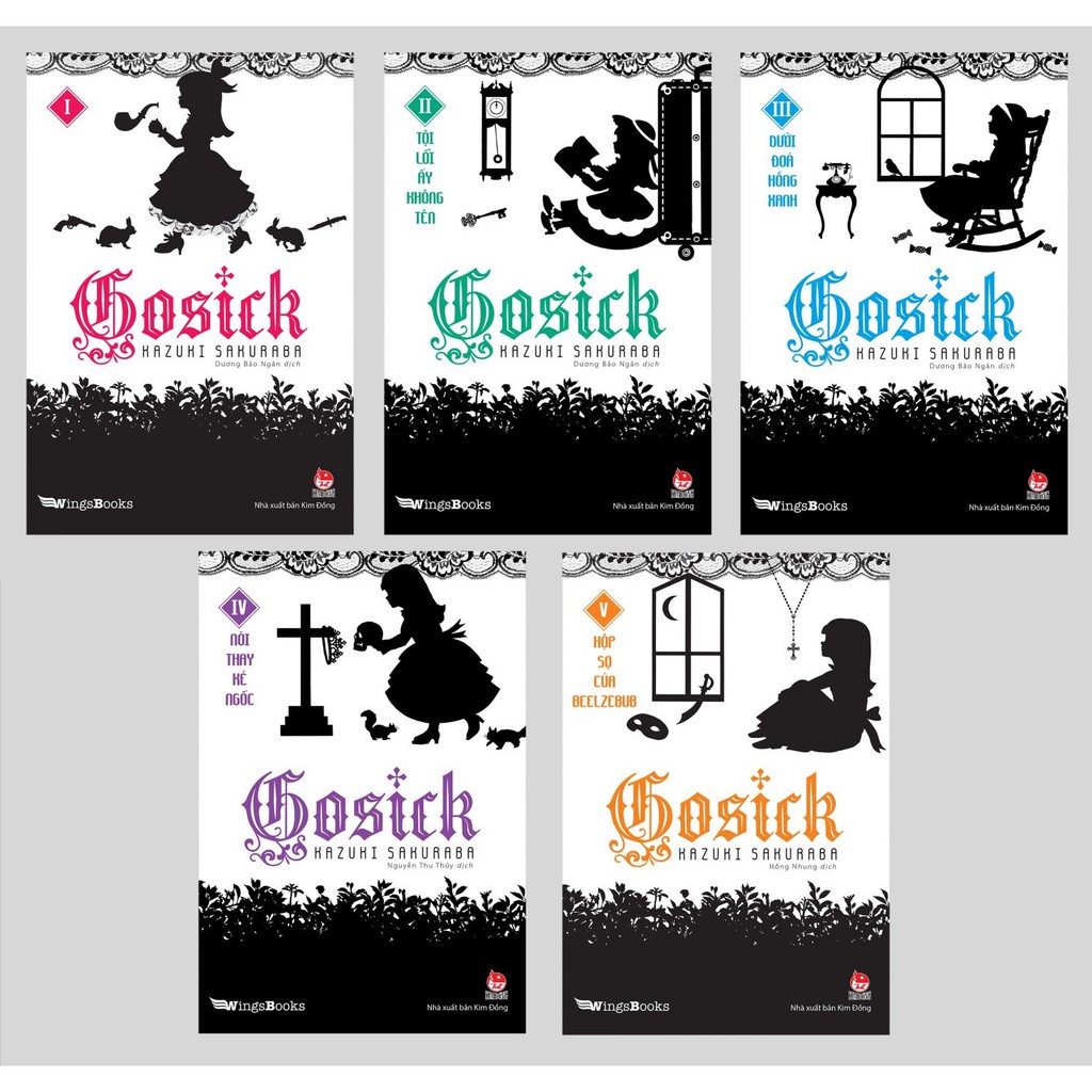 Sách - GOSICK – Tập 1, tập 2, tập 3, tập 4, tập 5, tập 6 (Wingsbooks) (tập lẻ) - NXB Kim Đồng