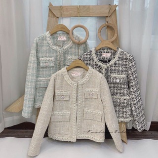 Áo dạ tweed Quảng Châu Cao Cấp
