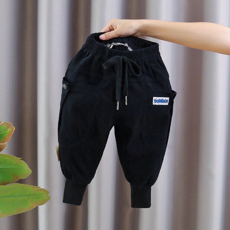 (jean baby kho sỉ) quần dài kaki túi hộp jogger cho bé trai 10-21kg