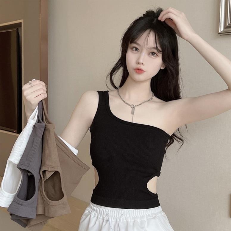 👙 Áo Bra Nữ Softie Cotton Khoét Eo Dáng Lửng Có Đệm Ngực Trend Mới 9058 👙