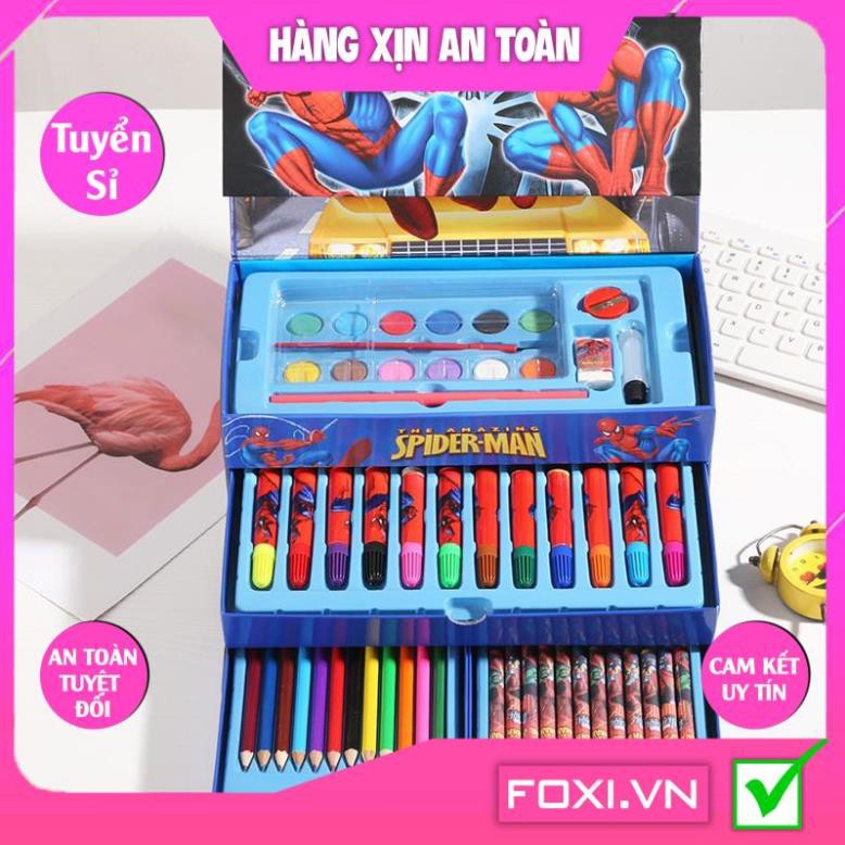 Hộp bút màu 4 tầng 46-54-150 chi tiết cho trẻ-giúp bé tha hồ vui chơi phát triển trí tưởng tượng-Nhiều đồ dùng học tập