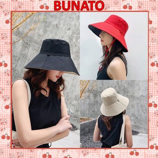 Mũ bucket 2 mặt vành rộng nam nữ đi biển MD04