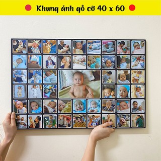 Khung ảnh treo tường cho bé cỡ 40x60 cm